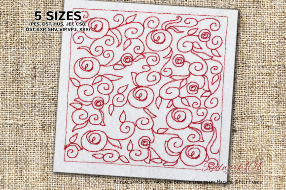 Abstract Rose Pattern: A Designer Review for Business Merch