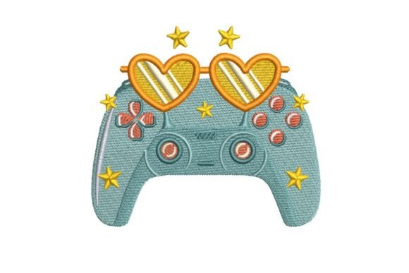 Boho Gamer Controller: Heart Sunglasses Design