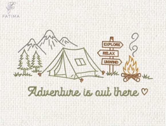 Camping Embroidery Design: A Boutique Review