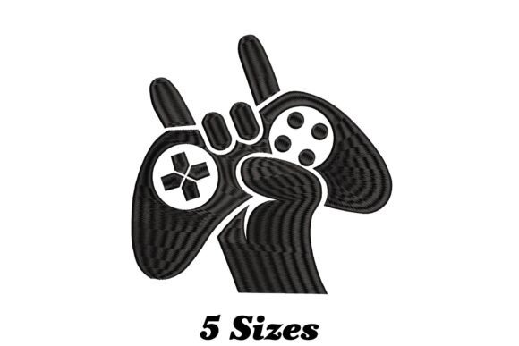 Hands Holding Gaming Controller Joystick Design
