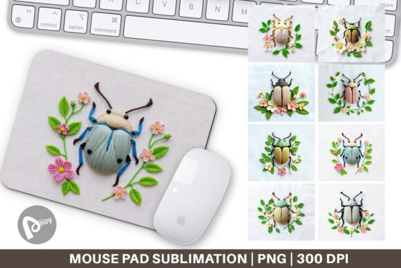 Mouse Pad Beetle Embroidery: A Sweatshirt Design Review