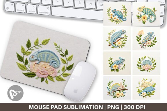 Mouse Pad Chameleon Embroidery: A Business Design Review