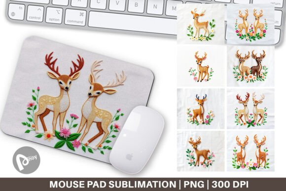 Mouse Pad Deer Embroidery: Craft Fair Review