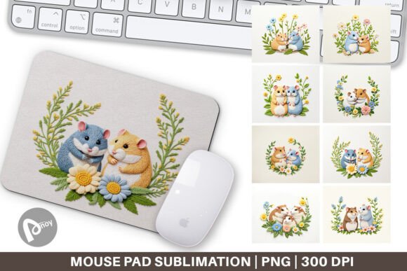 Mouse Pad Hamster Embroidery: A Holiday Design Review