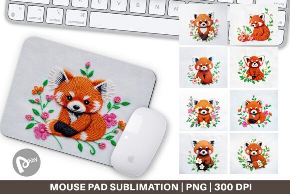 Mouse Pad Red Panda Embroidery: A Designer Review
