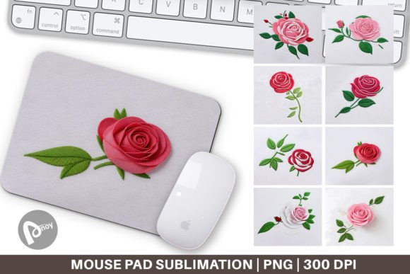 Mouse Pad Rose Embroidery: A Seasonal Design Review