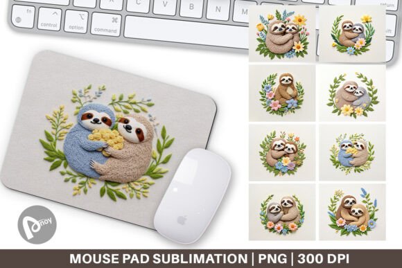 Mouse Pad Sloth Embroidery: A Designer’s Review