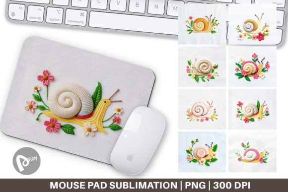 Mouse Pad Snail Embroidery: A Designer’s Review