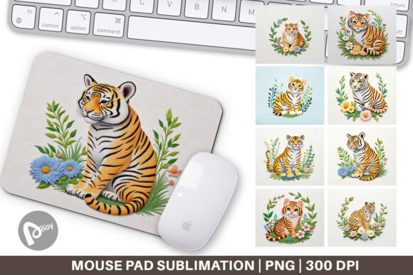Mouse Pad Tiger Embroidery: A Craft Fair Review