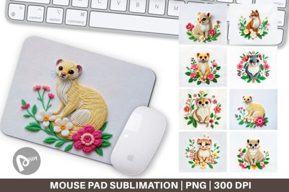 Mouse Pad Weasel Embroidery: Holiday Design Review