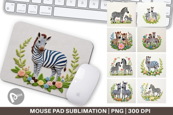 Mouse Pad Zebra Embroidery: Seller Review