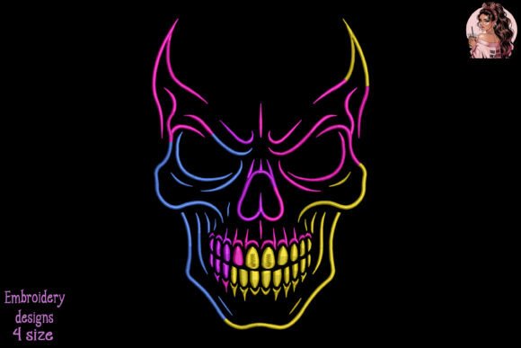 Neon Demon Skull Embroidery: A Designer Review