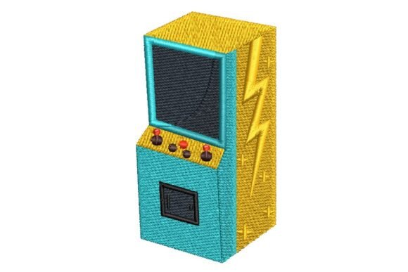 Retro Arcade Machine: An Embroidery Design Review